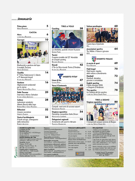 PAGINA 3 RIVISTA - CACCIA & TIRO n. 03/2026