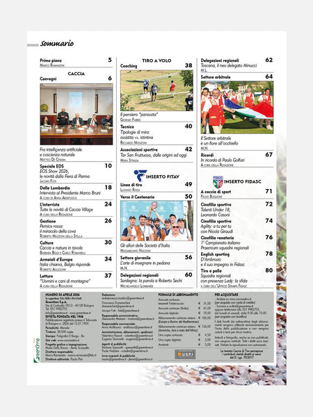 PAGINA 3 RIVISTA - CACCIA & TIRO n. 04/2026