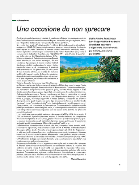 PAGINA 5 RIVISTA - CACCIA & TIRO n. 04/2026