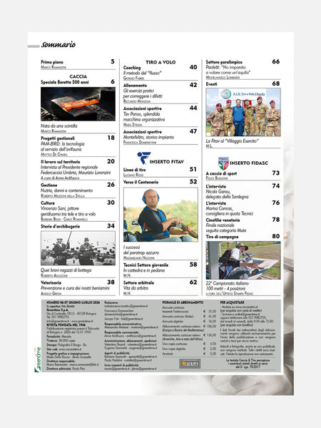PAGINA 3 RIVISTA - CACCIA & TIRO n. 06-07/2026 - DIGITALE