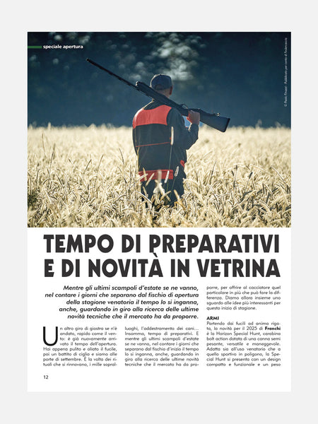 PAGINA 12 RIVISTA - CACCIA & TIRO n. 08/2025