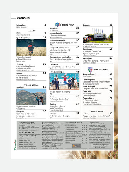 PAGINA 3 RIVISTA - CACCIA & TIRO n. 08/2025
