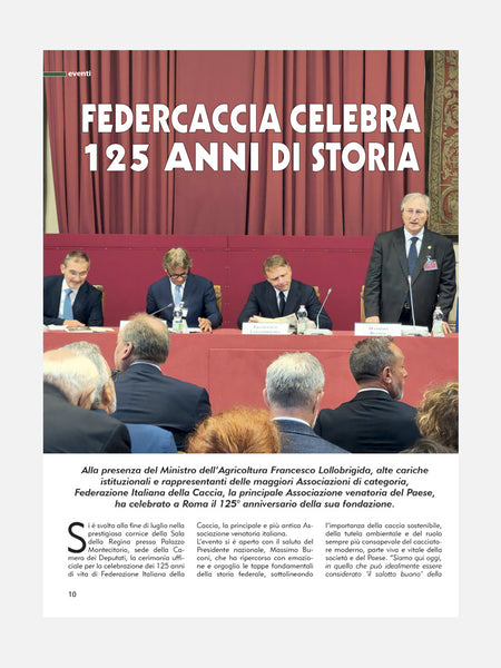 PAGINA 10 RIVISTA - CACCIA & TIRO n. 09/2025
