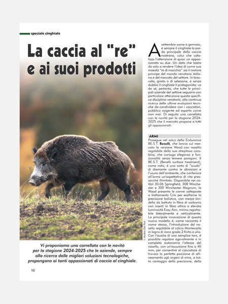 PAGINA 10 RIVISTA - CACCIA & TIRO n. 10/2024