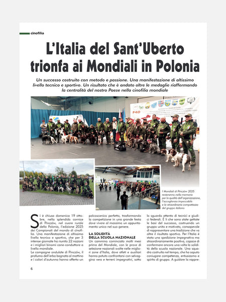 PAGINA 6 RIVISTA - CACCIA & TIRO n. 11/2025
