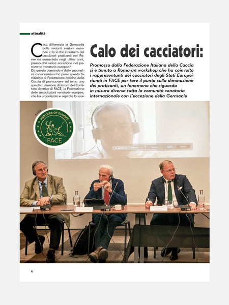 PAGINA 6 RIVISTA - CACCIA & TIRO n. 12-01/2025-2026 - DIGITALE