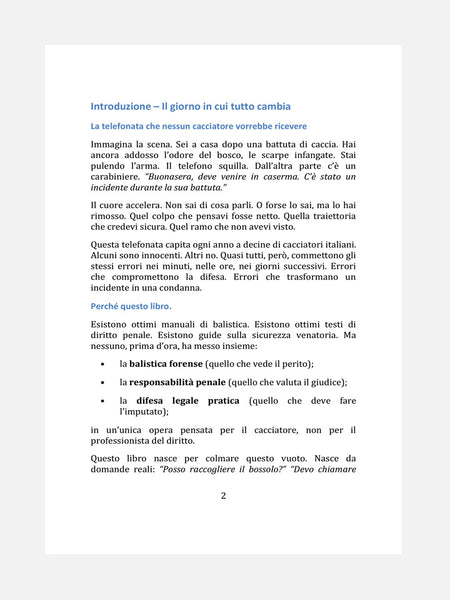 PAGINA 2 LIBRO - IL CACCIATORE IMPUTATO