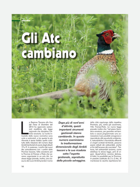 PAGINA 14 RIVISTA - CACCIA & TIRO - n. 02/2015