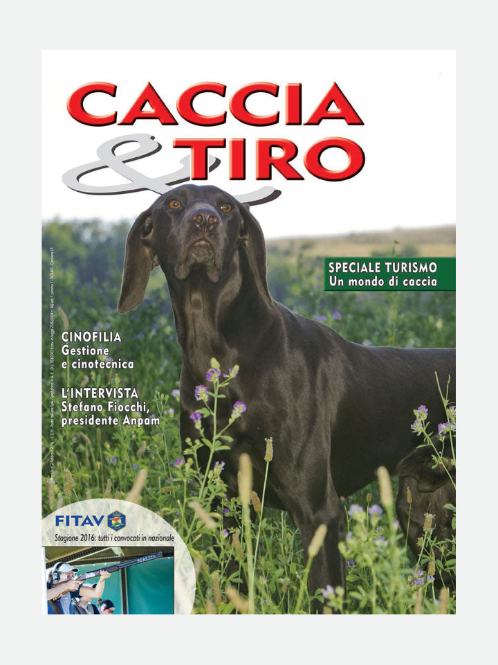 COVER RIVISTA - CACCIA & TIRO n. 02/2016