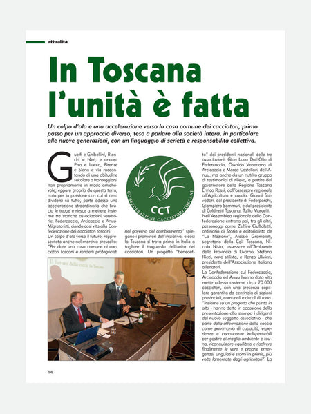 PAGINA 14 RIVISTA - CACCIA & TIRO n. 03/2014