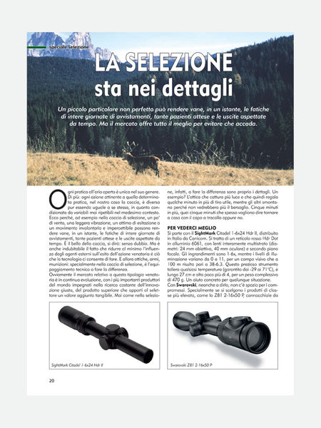 PAGINA 20 RIVISTA - CACCIA & TIRO n. 03/2019