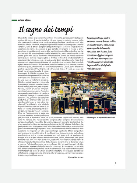 PAGINA 5 RIVISTA - CACCIA & TIRO - n. 04/2014
