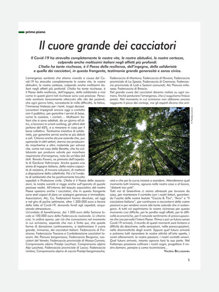 PAGINA 5 RIVISTA - CACCIA & TIRO n. 04/2020