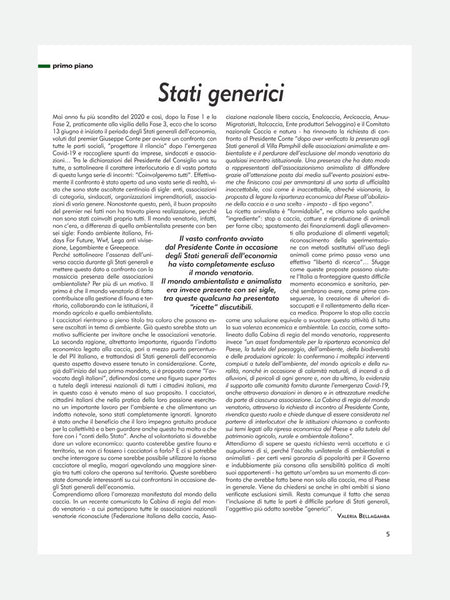 PAGINA 5 RIVISTA - CACCIA & TIRO n. 07/2020