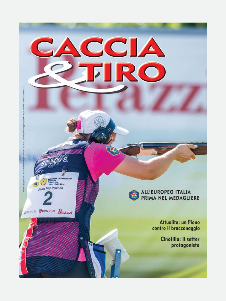 COVER RIVISTA - CACCIA & TIRO n. 08/2016