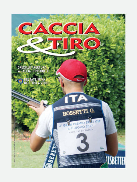 COVER RIVISTA - CACCIA & TIRO n. 08/2017