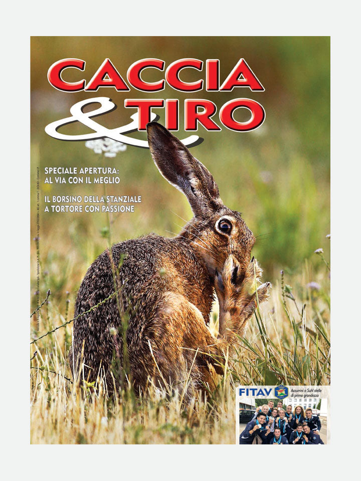 COVER RIVISTA - CACCIA & TIRO n. 08/2018