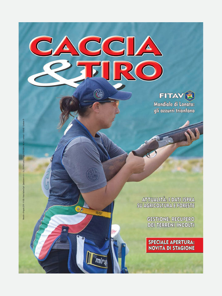 COVER RIVISTA - CACCIA & TIRO n. 08/2019