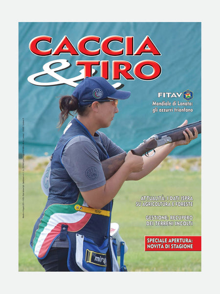 COVER RIVISTA - CACCIA & TIRO n. 08/2019