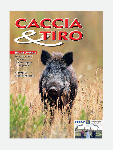 COVER RIVISTA - CACCIA & TIRO n. 09/2018