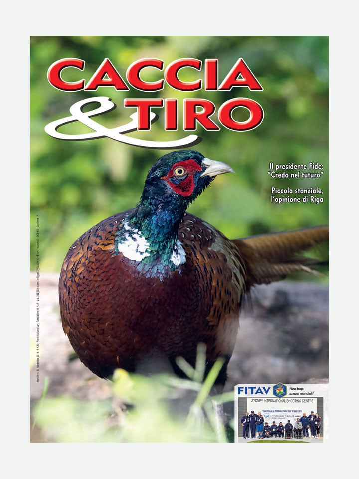 COVER RIVISTA - CACCIA & TIRO n. 11/2019