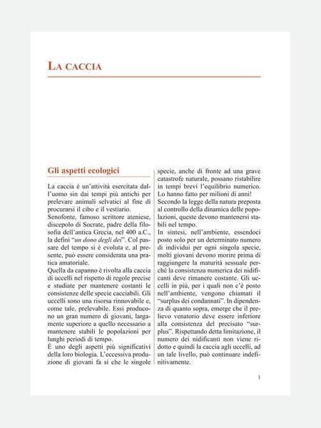 PAGINA 1 LIBRO - LA CACCIA AL CAPANNO- DIGITALE