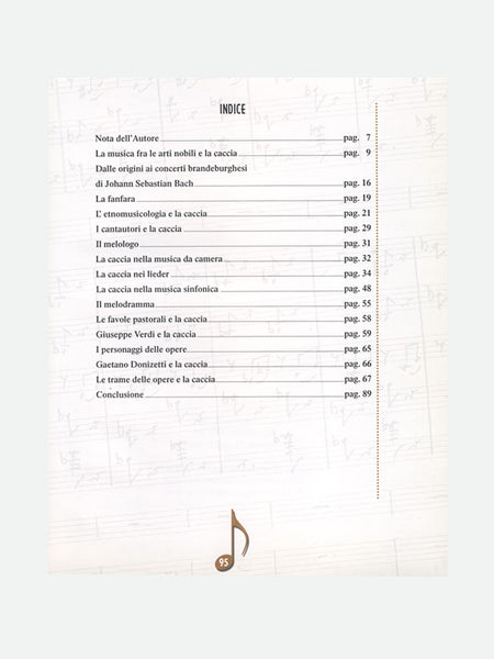 PAGINA 95 LIBRO - LA CACCIA NELLA MUSICA