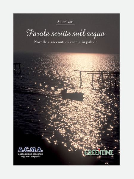 COVER LIBRO - PAROLE SCRITTE SULL'ACQUA
