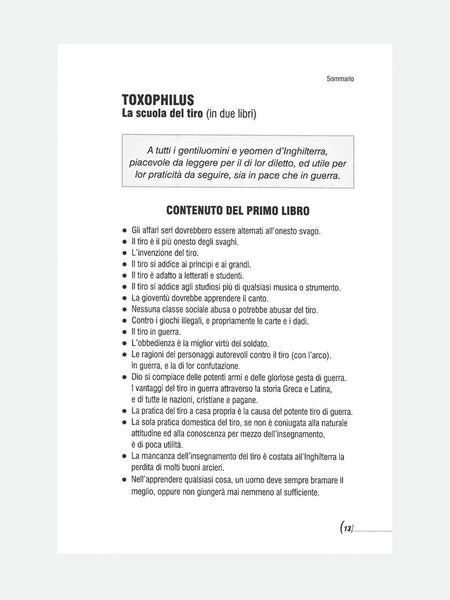 PAGINA 13 LIBRO - TOXOPHILUS LA SCUOLA DEL TIRO